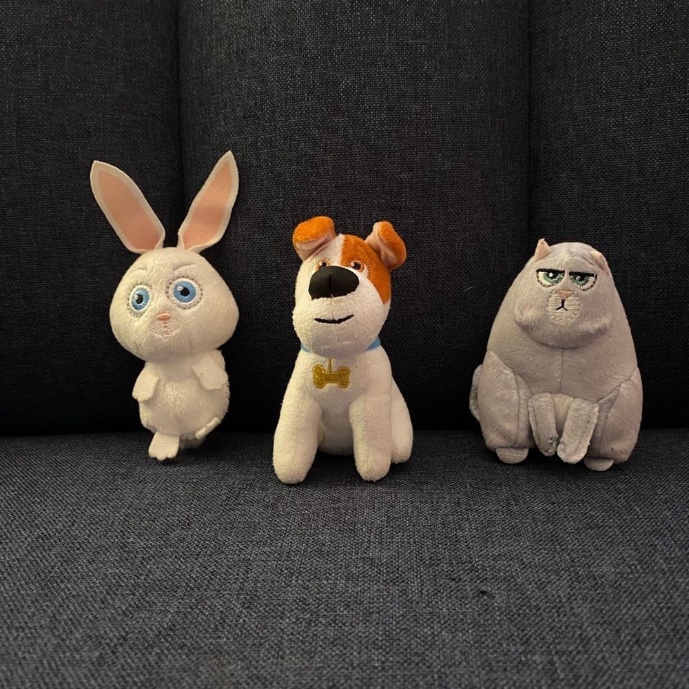 3 Secret Life of Pets McDonald’s mini plush characters (32)